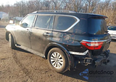 2021 Nissan Armada Sv 4Wd from USA, damaged, VIN JN8AY2AD4M9661966